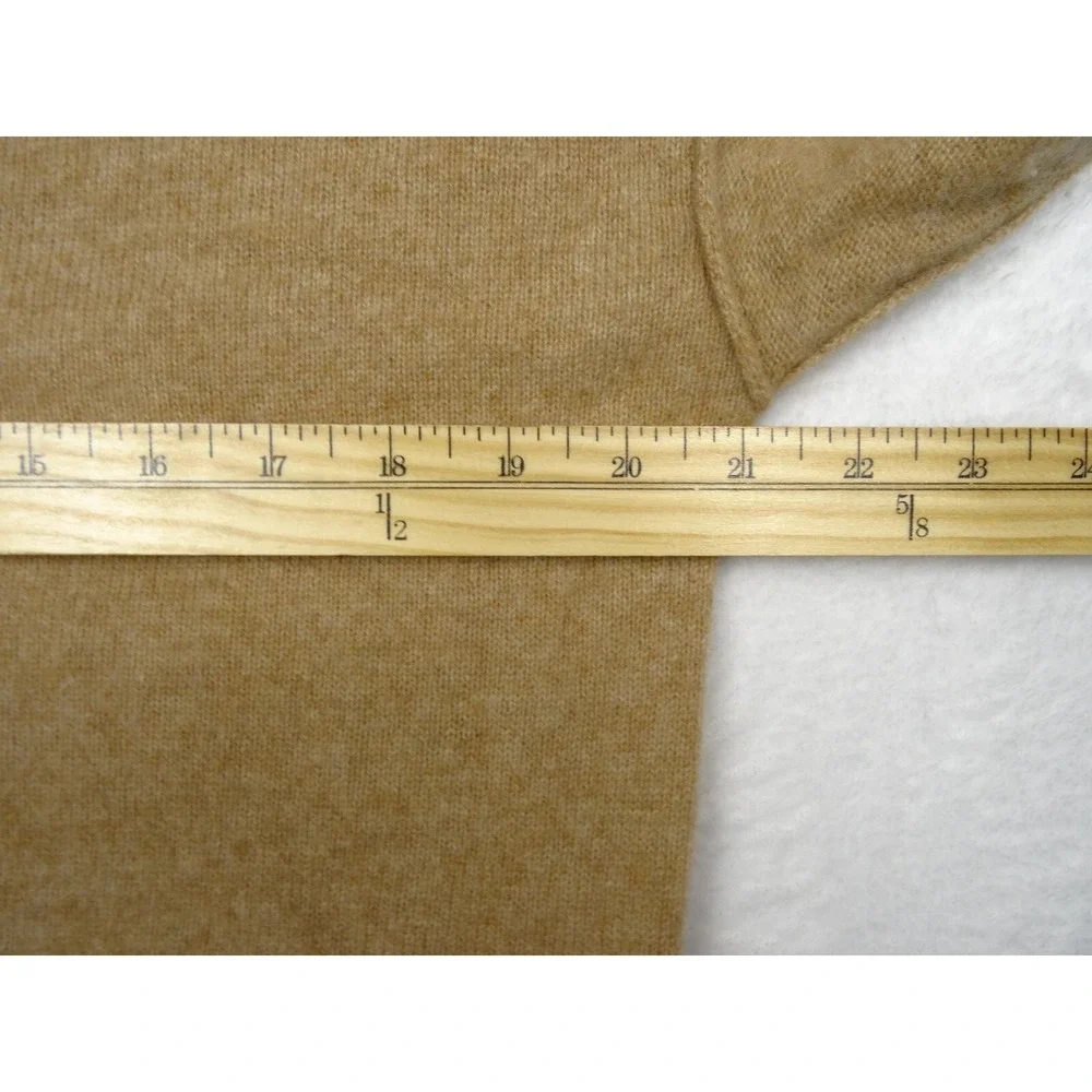 Free People Sweater Womens Size Medium Brown‎ Pullover 100% Cashmere Long Sleeve